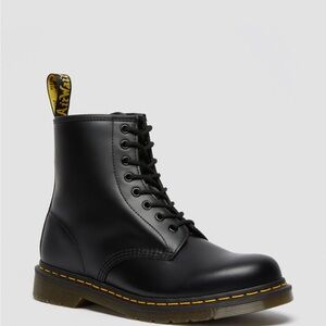 Dr. Martens Black Leather Combat Boots